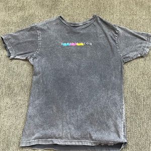 Distressed grey, size medium, David Dobrik tee